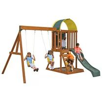 KidKraft Ainsley Wooden Swing Set / Playset | Walmart (US)