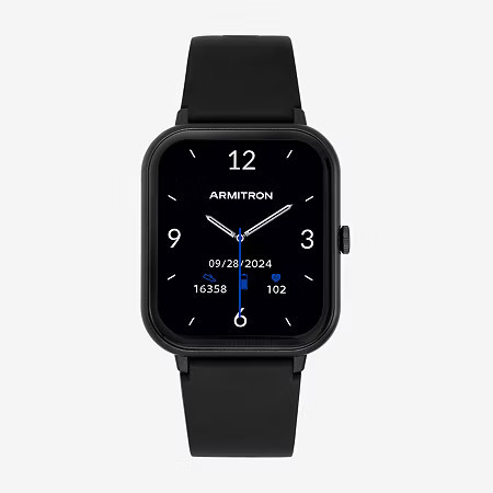 Armitron Connect Unisex Adult Chronograph Black Smart Watch 42-1017dgbk, One Size | JCPenney