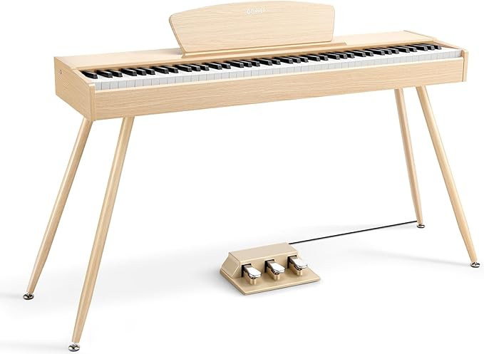 Donner DDP-80 Digital Piano 88 Key Weighted Keyboard, Full-size Electric Piano for Beginners, wit... | Amazon (US)