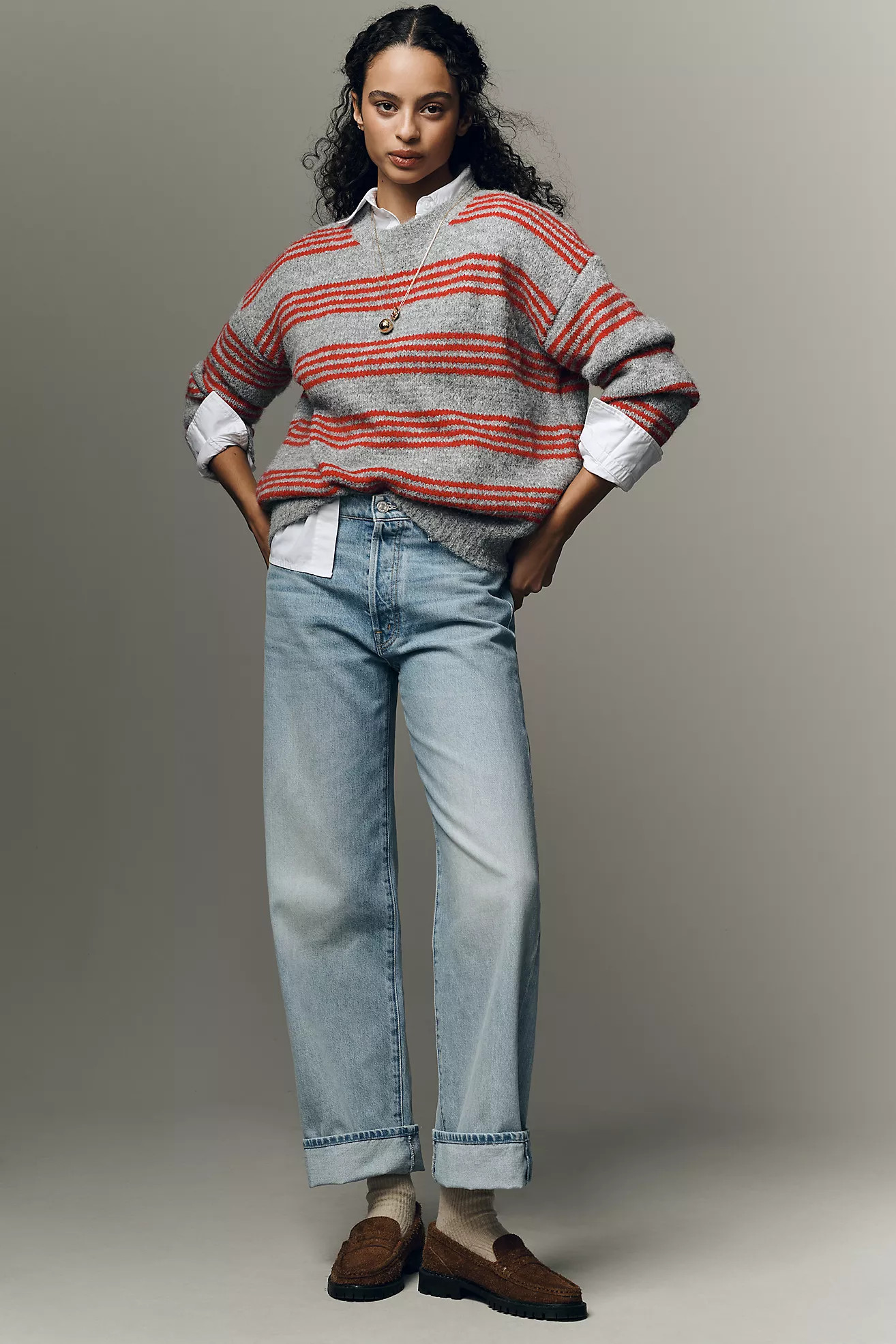 MOTHER Dodger High-Rise Wide-Leg Jeans | Anthropologie (US)