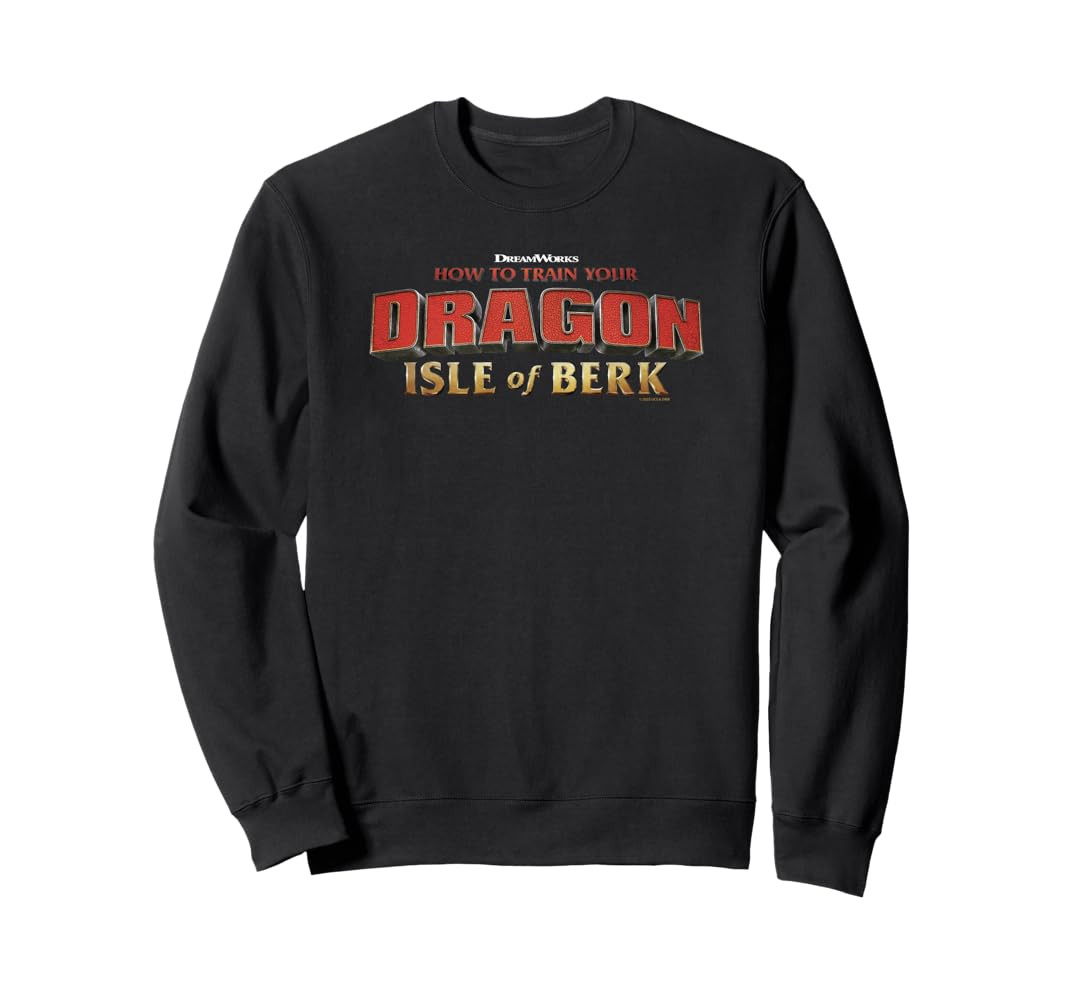 Universal Epic Universe Dragons Isle of Berk Logo Sweatshirt | Amazon (US)
