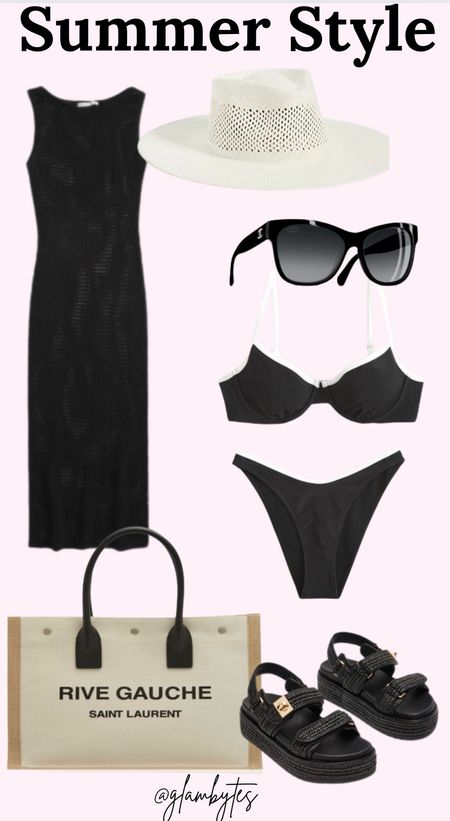 Summer outfit, vacation, beach, pool, tote, swim coverup, bathing suit 

#LTKSwim #LTKSeasonal