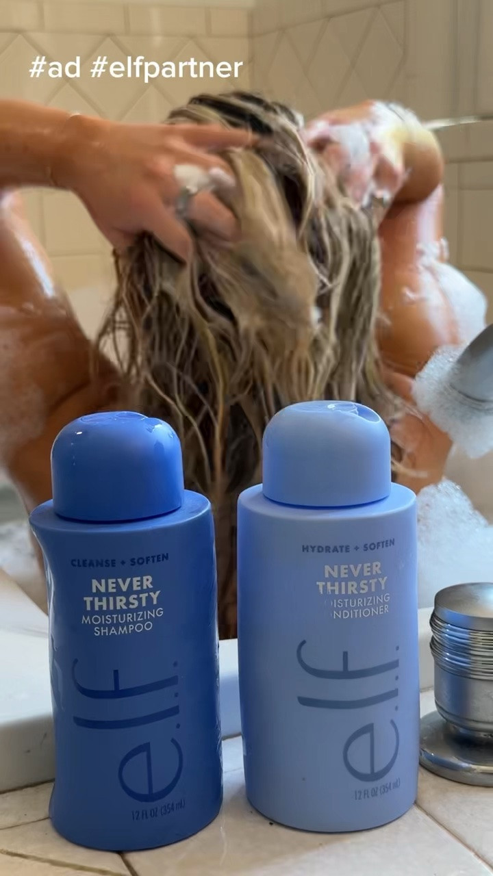 #ad #targetpartner #elfpartner full hair reset with e.l.f. Hair from Target's (partnered with @target and @elfcosmetics) everything's linked below: e.I.f. Hair Never Thirsty Moisturizing Shampoo and Conditioner, e.l.f. Hair Humidity Hero Anti-Frizz, e.l.f. Hair Gloss Mode Treatment Oil!
All so affordable and an easy grab at Target