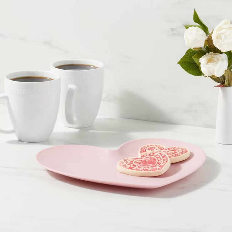 11" x 9" Plastic Heart Plate - Threshold™ | Target
