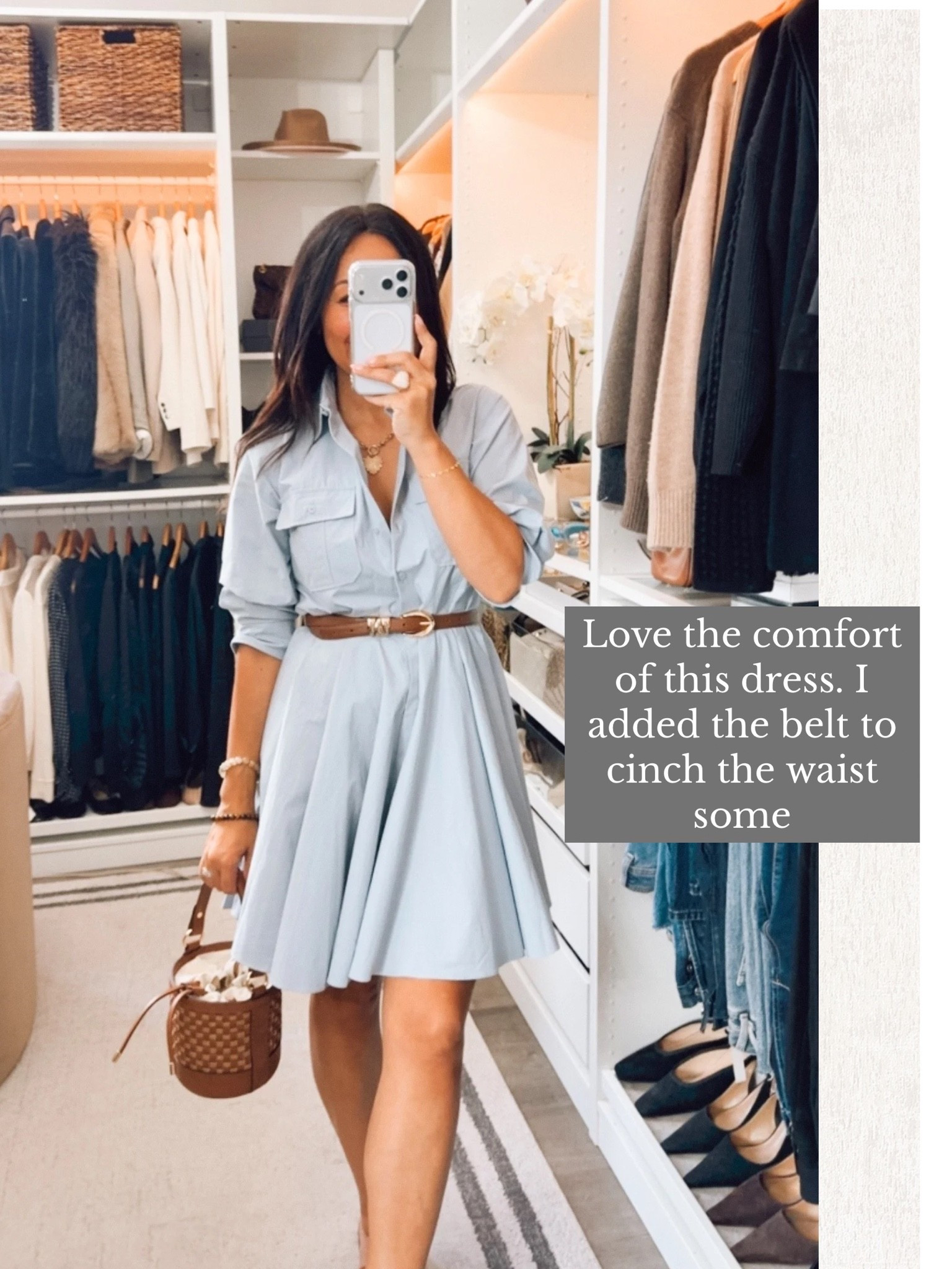 Love this dress- has a relaxed fit, I added the belt to give it some definition.. wearing a small

#LTKootd #LTKOver40