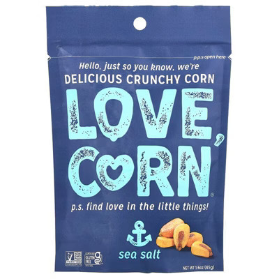 Love Corn, Crunchy Corn, Sea Salt, 1.6 oz | Target