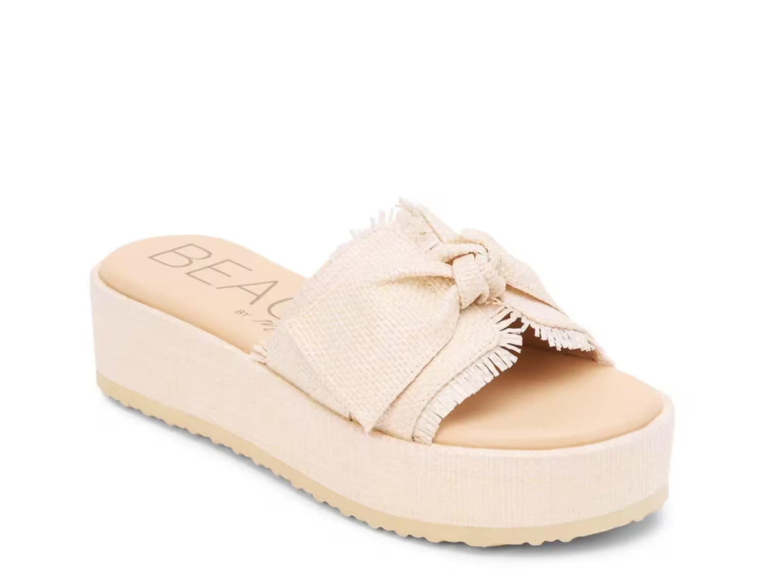 Beach by Matisse Sunda Platform Sandal | Women's | Light Beige Raffia | Size 10 | Sandals | DSW
