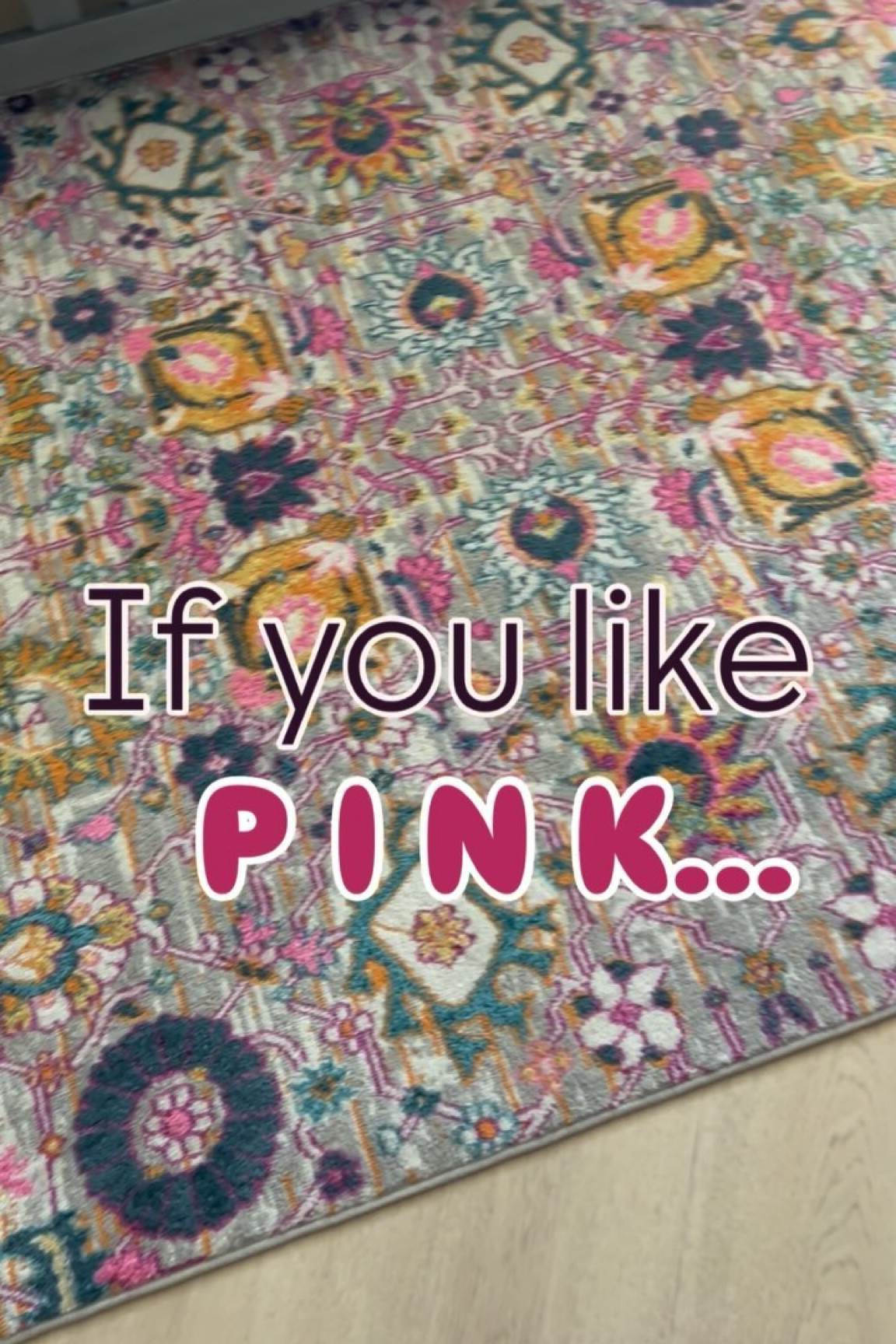 …then you’ll need this rug! 

Full of vibrant colors, this Amazon rug is perfect for a girly space. 
This is our bonus room above the garage, also occupied by the occasional house guest, the newly purchased Christmas decor & the extra furniture I don’t have a spot for. 😅

I have bigger and better dreams for the future of this great space, but for now, I’m really content with its hot pink/purple rug, and its ability to be used for whatever I need it to be. 

Check out my amazon store front for the links to the PINK! 

.
.
.
#pink #gopink #inoctober #inoctoberwewearpink #pinkedition #bonusroom #interiordesign #custom #customhomes #designinspiration #designinspo #girlsroom #girlmom #homedecor #homesweethome #home #homestyling #homedecoration #homesofinstagram #familyhome #homestyle