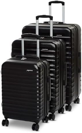 Amazon Basics 3-Piece Set (21", 26", 30"), Hardshell Suitcases With Wheels, Expandable For Up to ... | Amazon (US)