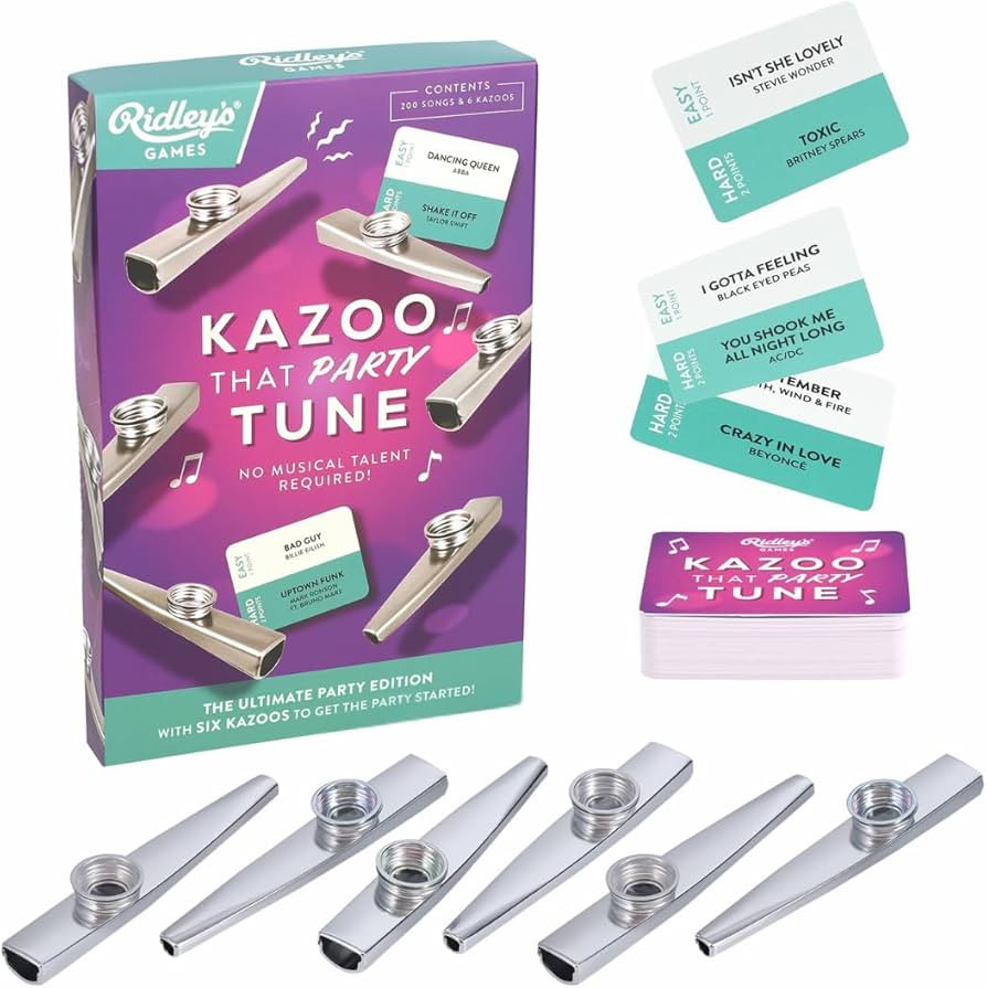 Ridley's Games: Kazoo That Party Tune- A Song Guessing Game - Top 100 Music Hits Game for Parties... | Amazon (US)