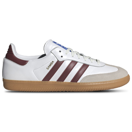 adidas Originals Mens adidas Originals Samba - Mens Shoes White/Maroon Size 5.0 | Champs Sports