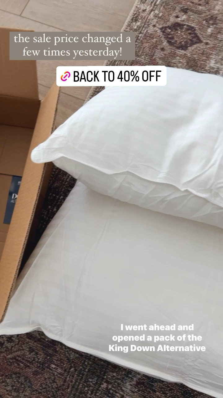 The best Amazon down alternative pillows are part of the prime big deal days sale!
I have the queen and king alternative down pillows in all our bedrooms  

#LTKxPrime #LTKsalealert #LTKhome