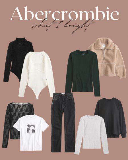 What I bought from Abercrombie. All currently 25% odd with code “AFKATHLEEN”

#LTKmidsize #LTKstyletip #LTKsalealert