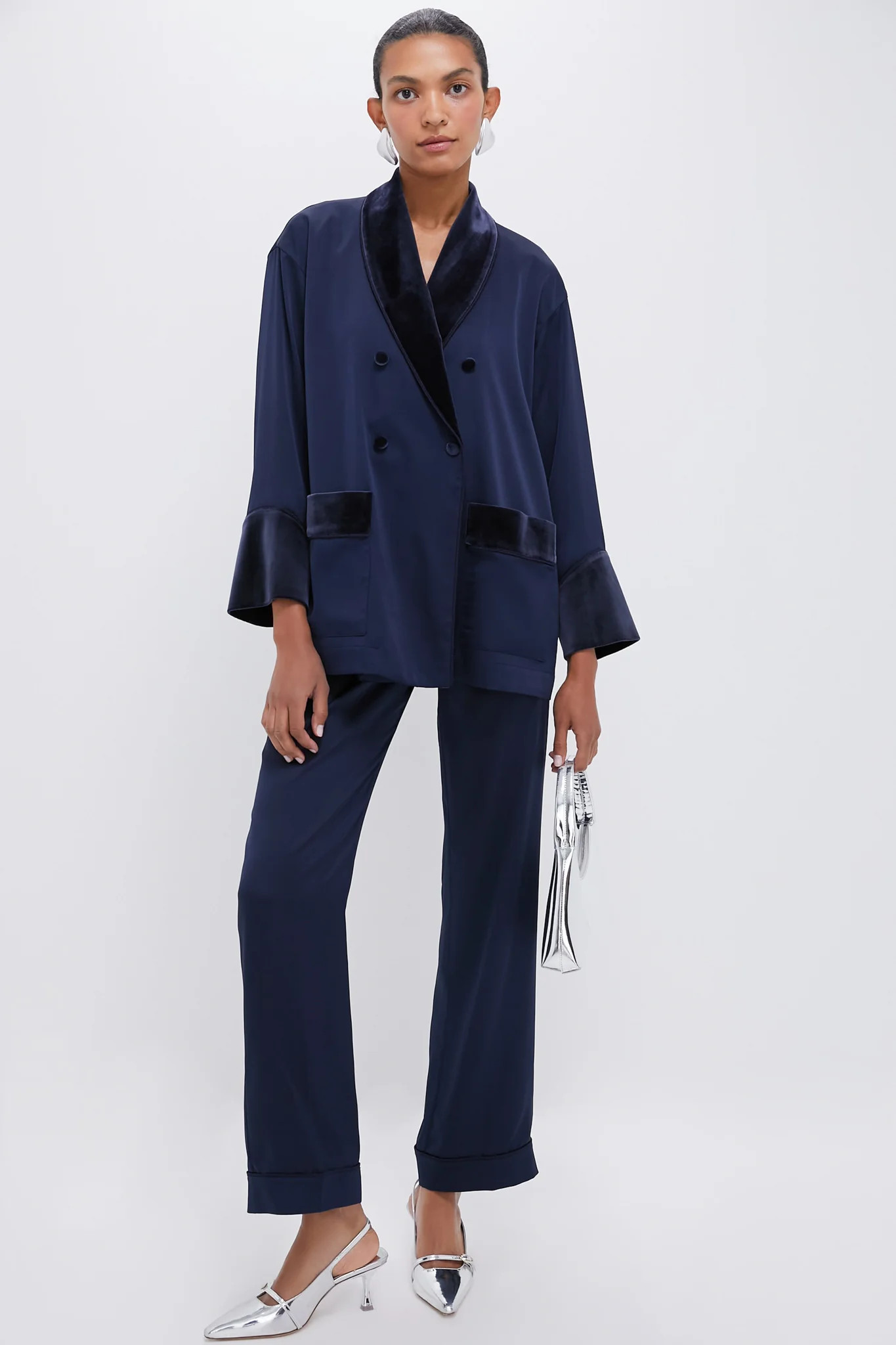 Navy Solene Pants | Tuckernuck (US)