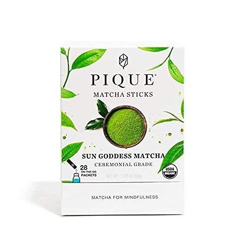Pique Tea Organic Sun Goddess Matcha Green Tea, Organic Ceremonial Grade, Energy (Pack of 1) | Amazon (US)