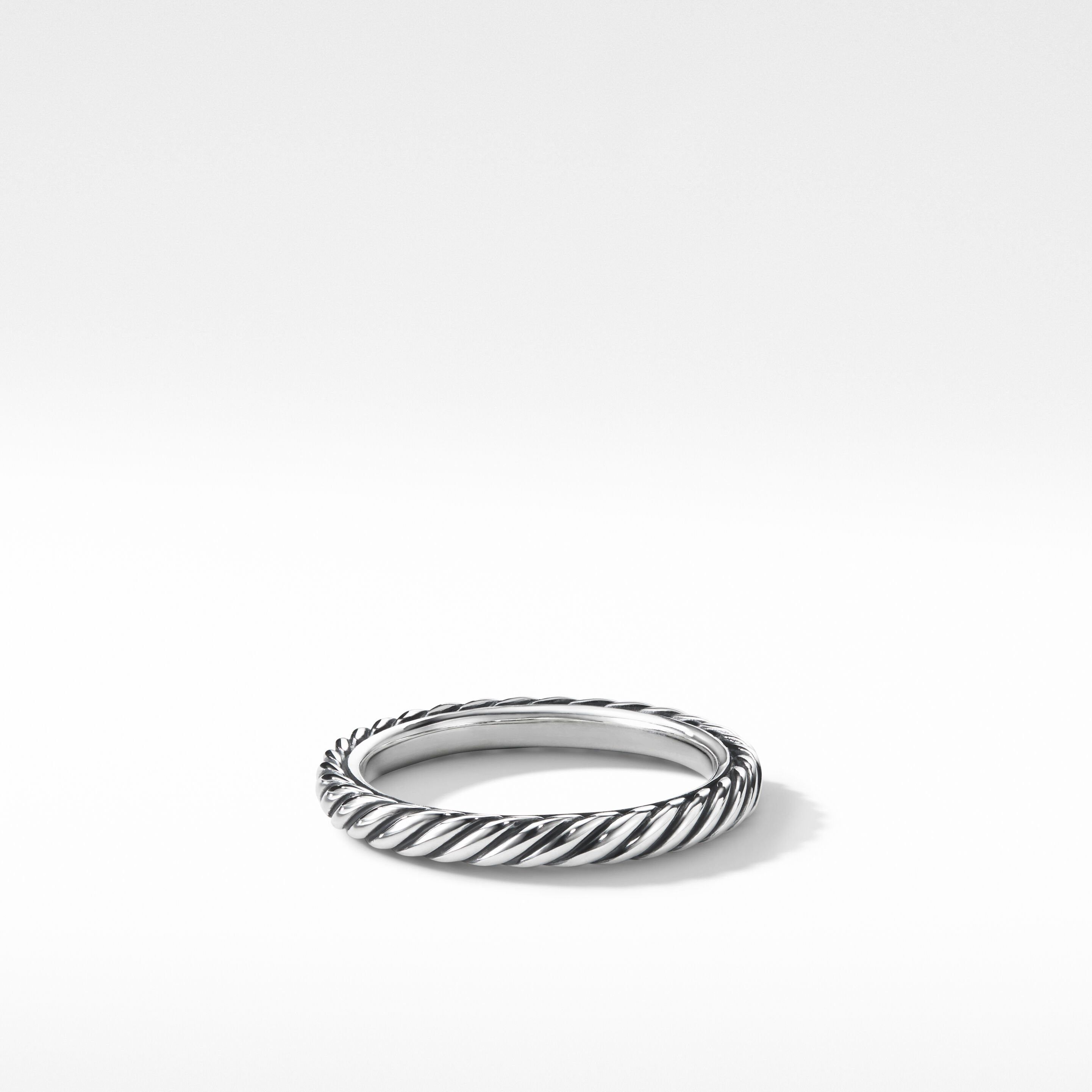 Cable Collectibles® Stack Ring in Sterling Silver | David Yurman