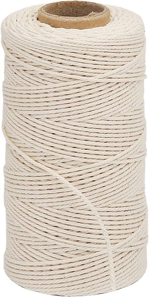 Vivifying Butchers Twine, 328 Feet 3Ply Cotton Bakers Twine, Food Safe Cooking String for Tying Meat | Amazon (US)
