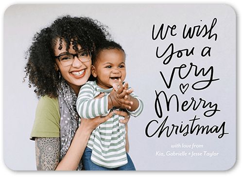 Very Merry Wish Holiday Card | Shutterfly