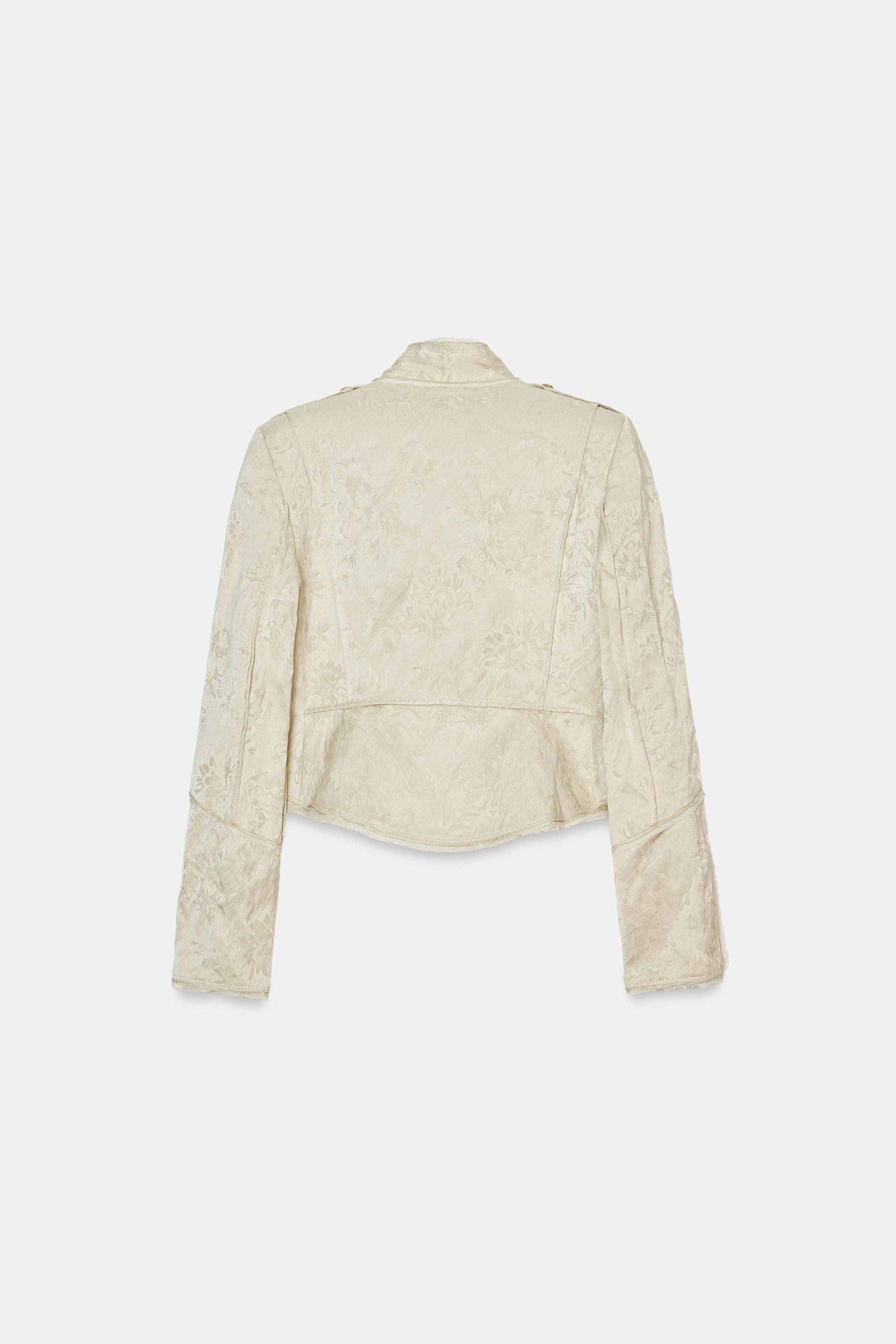 ZW COLLECTION LIMITED EDITION JACQUARD CROPPED JACKET | Zara US