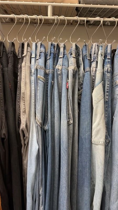 Closet organization
S hooks for jeans 

#LTKhome