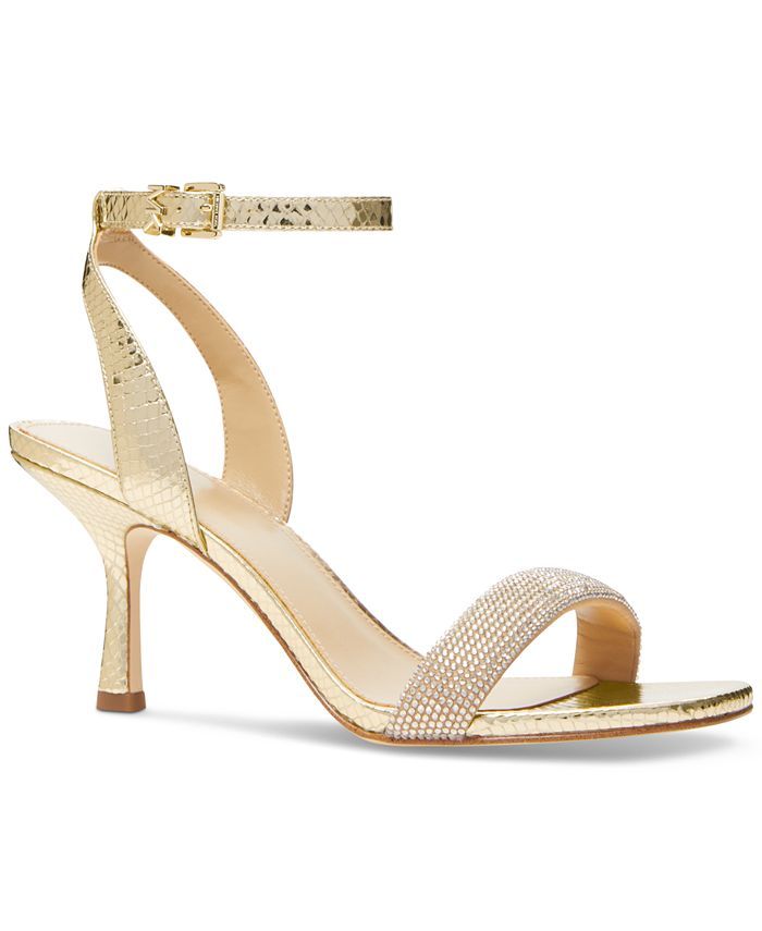 Michael Kors Women's Carrie Embellished Dress Sandals & Reviews - Sandals - Shoes - Macy's | Macys (US)