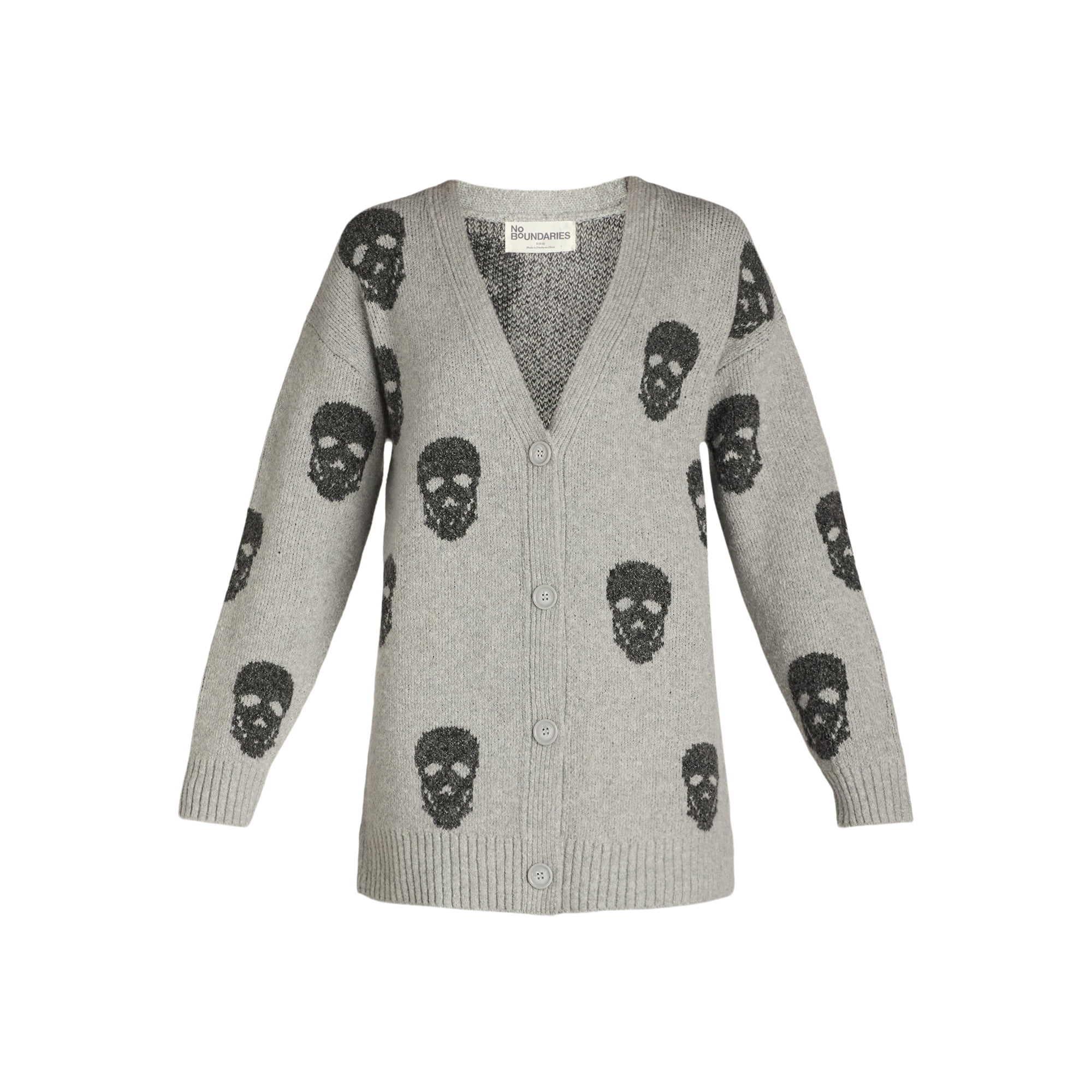 No Boundaries Conversational Cardigan, Women's and Women's Plus Sizes XXS-2XL - Walmart.com | Walmart (US)