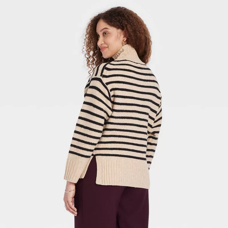 Women's Cozy Knit Mock Turtleneck Pullover Sweater - A New Day™ | Target