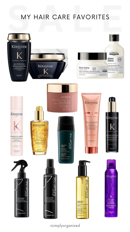 My absolute favorite hair care products from Kerastase and Shu are currently on sale! This is a great time to buy because while these products are incredible, it definitely shows in the high price point. Anytime you can grab it on sale is a great time to buy!

#LTKBeauty #LTKSaleAlert