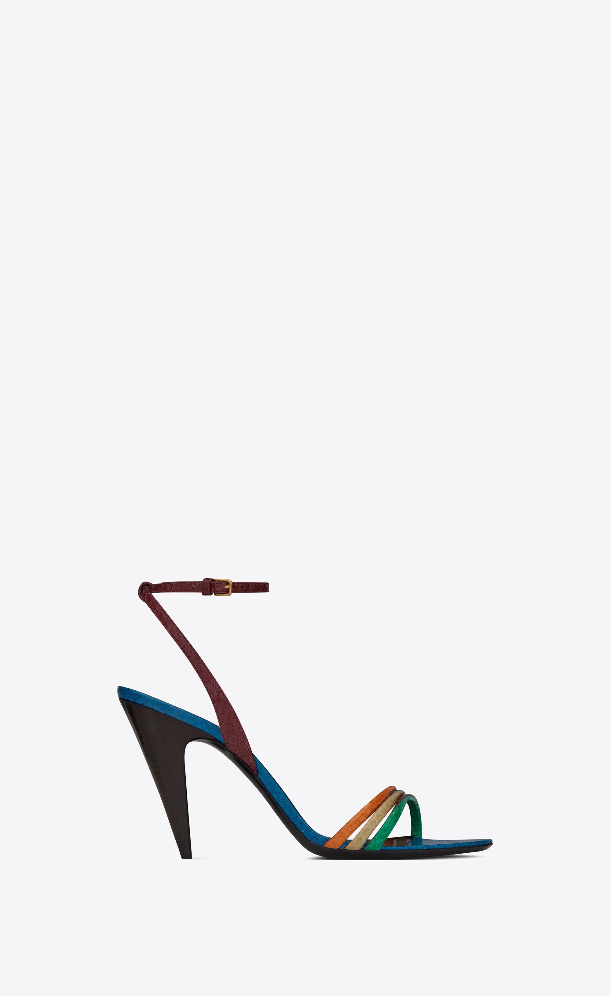 Liya Sandals In Ayers Black 6 | Saint Laurent Inc. (Global)