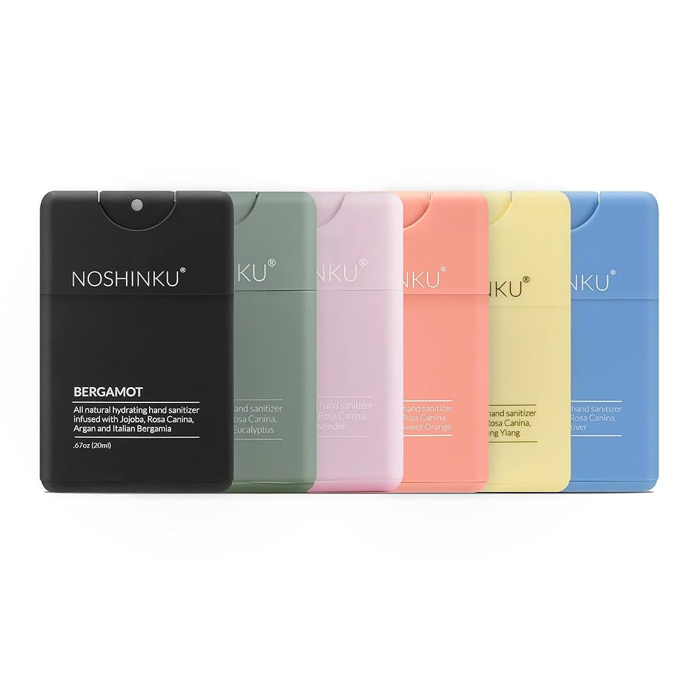 Noshinku Refillable Natural Hand Sanitizer Pocket Sprayer Discovery (6-Pack) | Amazon (US)