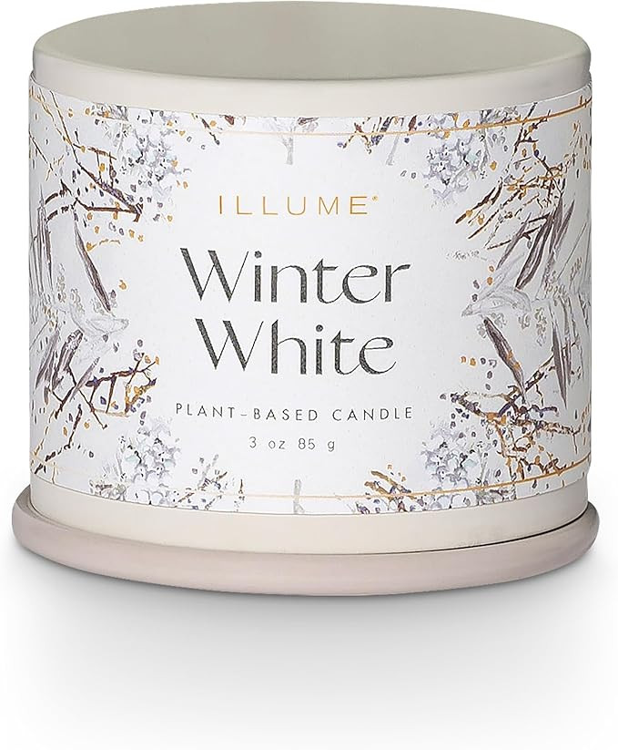 ILLUME Demi Vanity Tin Candle, Winter White | Amazon (US)
