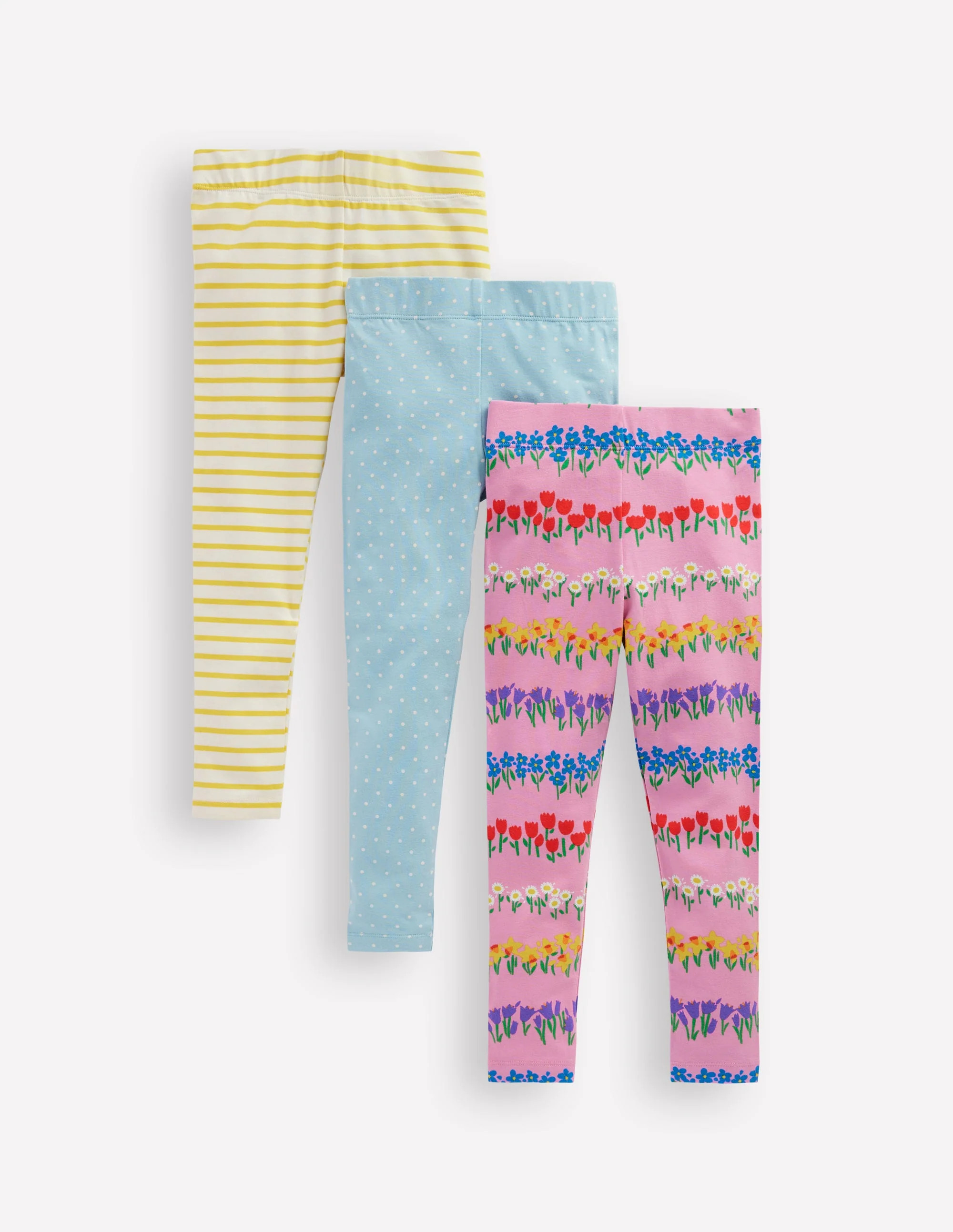 3-Pack Leggings-Spring Time Floral | Boden (US)