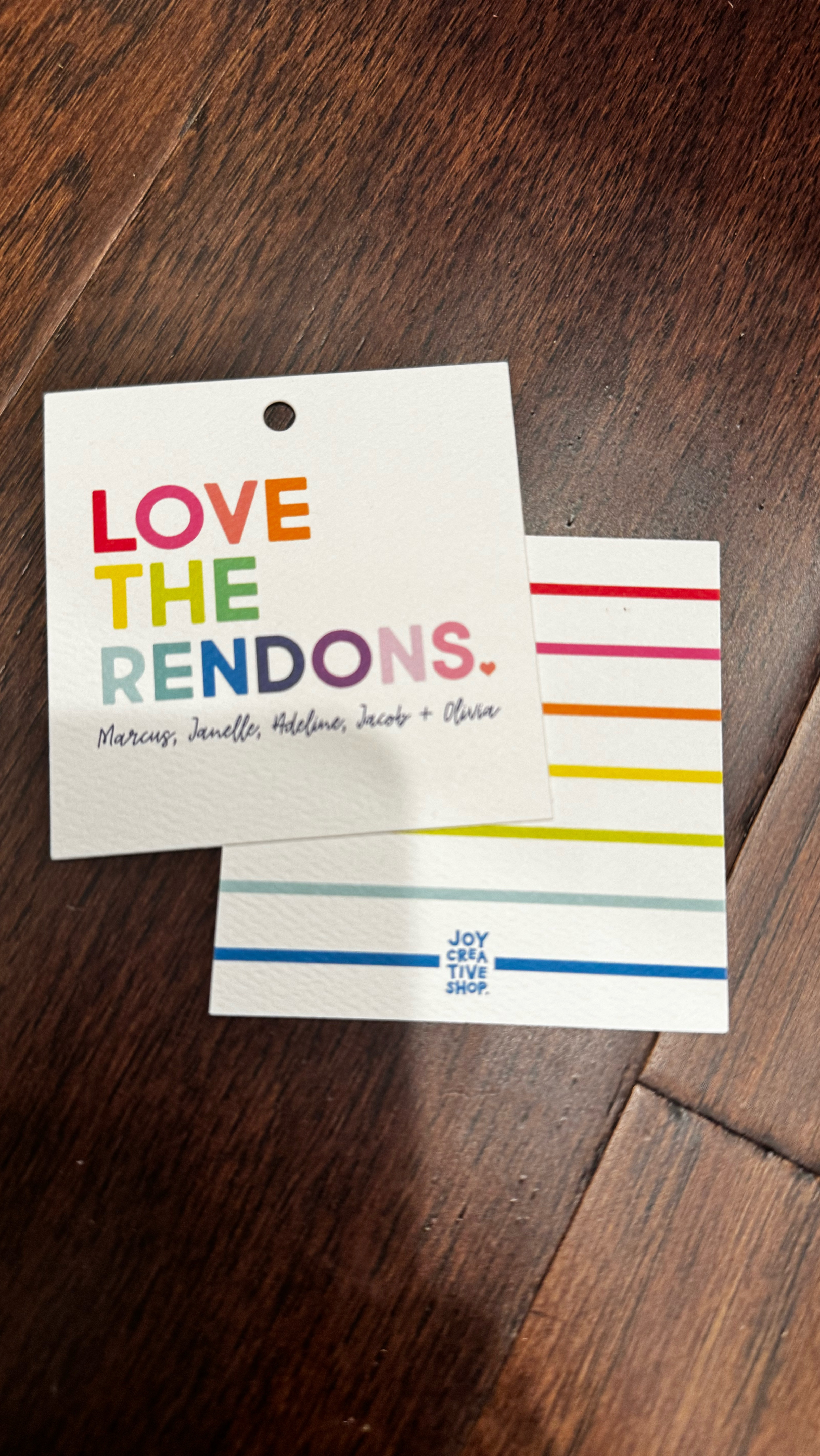 The cutest, custom gift tags ever! I’ve started to opt for a tag or sticker like this from Joy Creative Shop instead of a traditional card.

I see myself using these most for my kids’ friends’ birthday gifts. Use code JANELLE10 for 10% off sitewide!

#LTKFamily