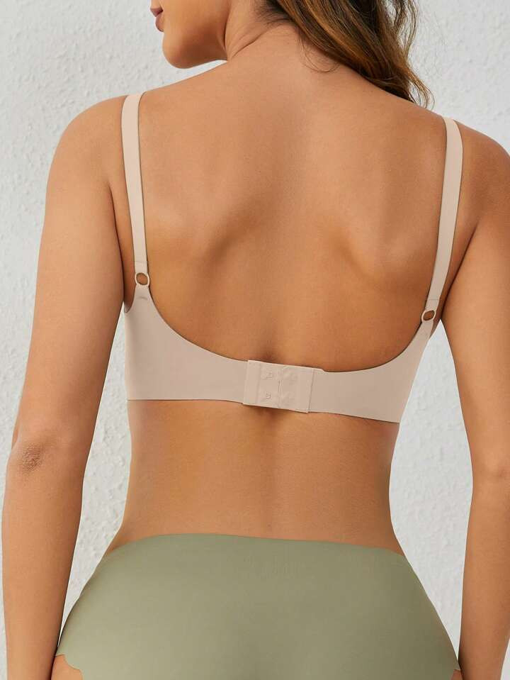 Shein Underwear&Sleepwear Maternity Maternity Solid Color Jelly Style Nursing Bra For Mother | SHEIN