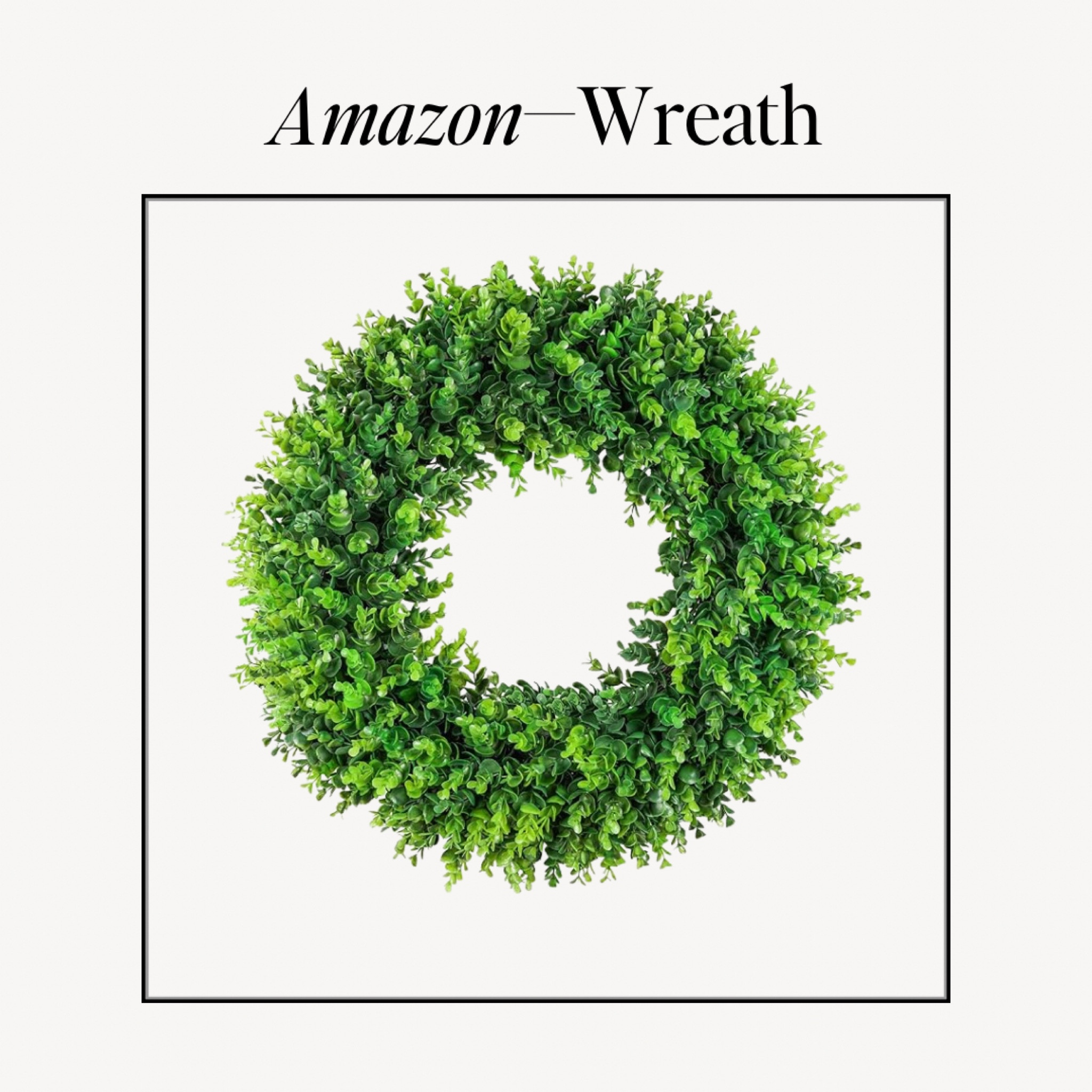 My FAV amazon boxwood wreaths, also included my bow that i got for July 4th!