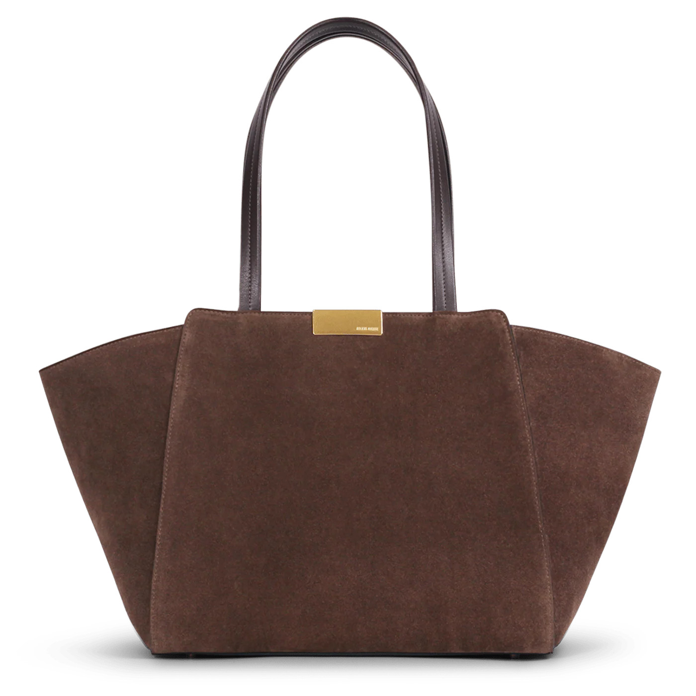 Sévigné Soft Tote - Chocolate Suede Leather | ATELIERS AUGUSTE