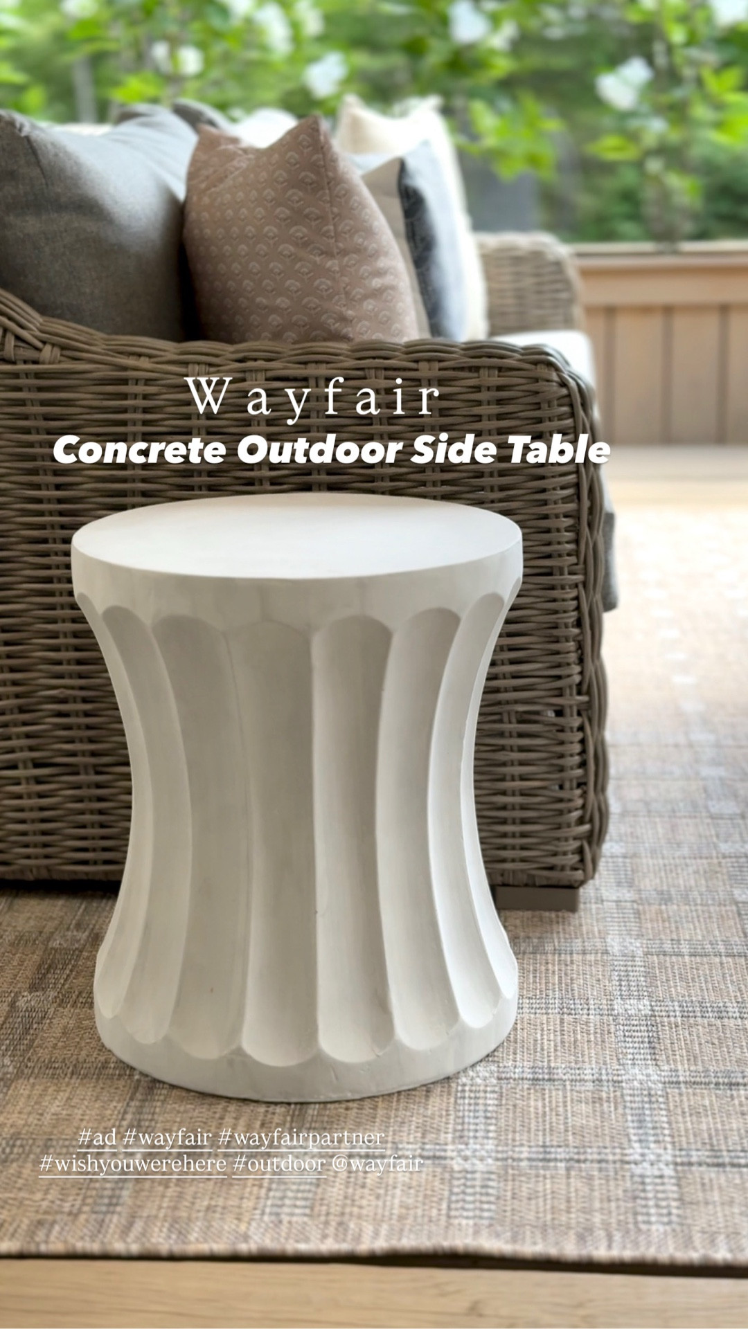 #ad  #wayfair #wishyouwerehere #outdoor #wayfairpartner

Thanks to @wayfair my outdoor space feels both beautiful and functional for Summer entertaining! ☀️

Outdoor side table | concrete side table | outdoor side table | fluted side table 

#LTKSaleAlert #LTKSeasonal #LTKHome