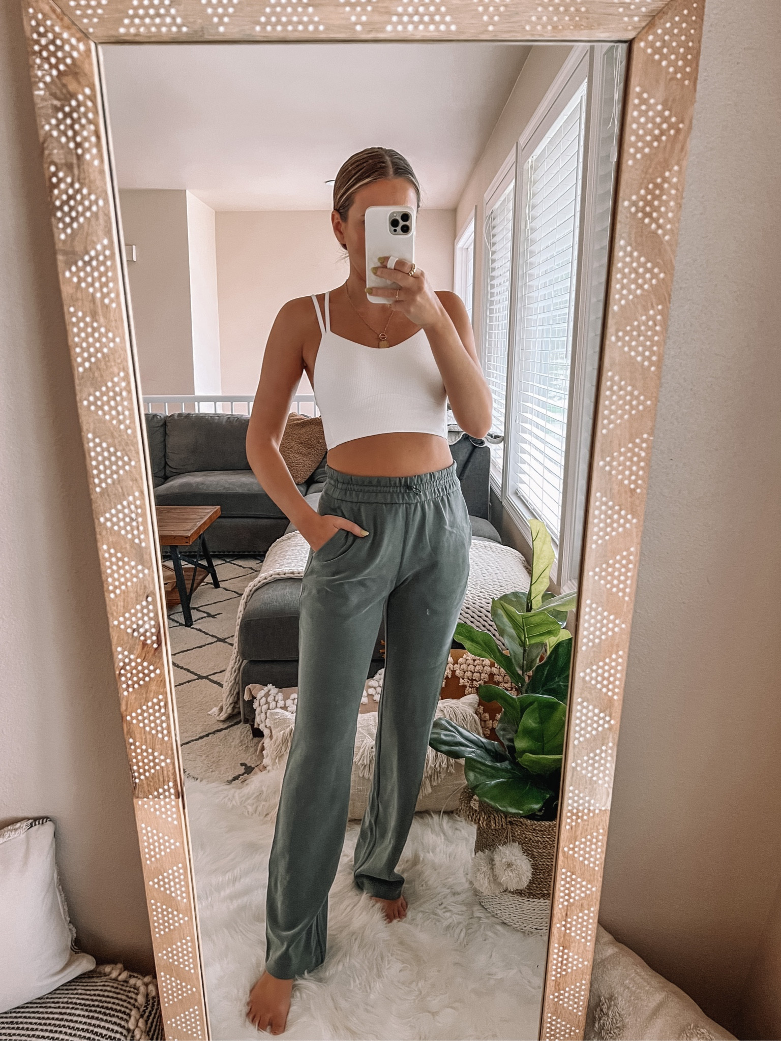 New Lululemon✨ wearing a size 6 bra and size 4 pants (color smoked spruce) 

#LTKstyletip #LTKunder100