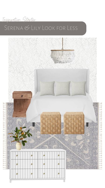 Coastal inspired bedroom!