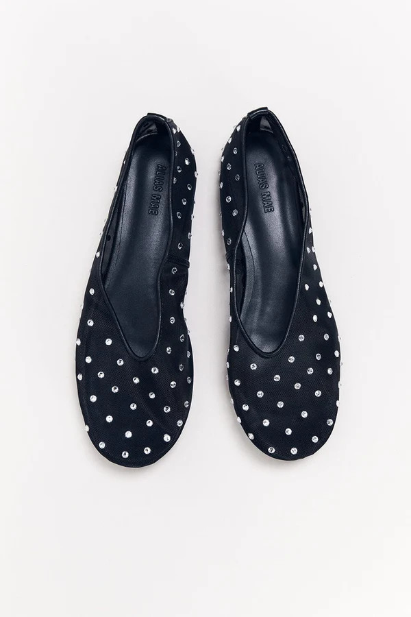 ALIAS MAE PIPER BLACK BALLET FLAT | DISSH