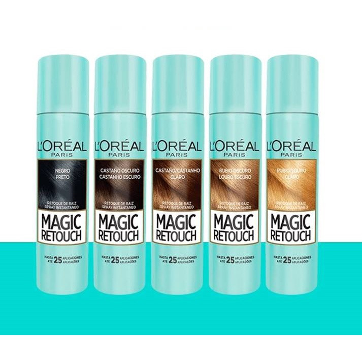 Spray Cabelo Retoque de Raiz Magic Retouch L'Oréal 75ml VARIAS CORES A ESCOLHER | Shopee (BR)