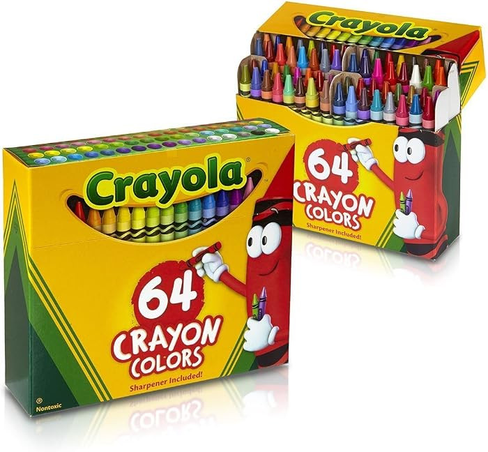 Crayola 760488360385, 64 Ct Crayons (Pack of 2) | Amazon (US)