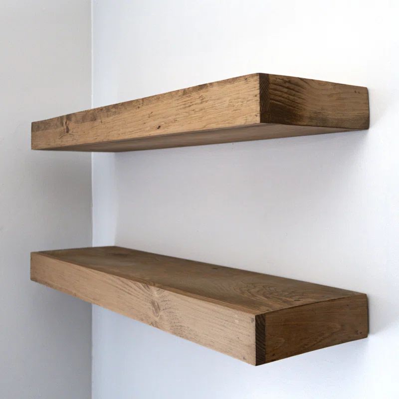 Pippi Modern Floating Shelves 3 Inches Thick (Set of 2) | Wayfair North America