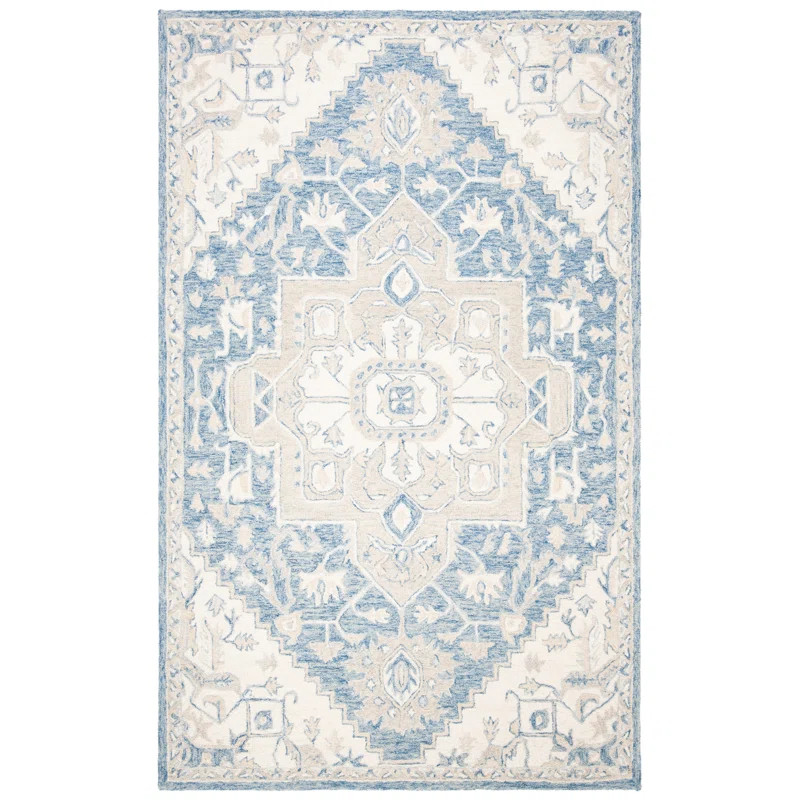 Lauren Ralph Lauren Percy Hand Tufted Wool/Cotton Oriental Rug in Ivory/Beige | Wayfair North America