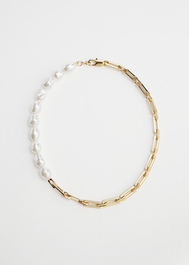 Pearl Chain Split Necklace | & Other Stories (EU + UK)