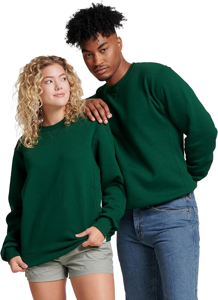 Russell Athletic Men's Dri-Power Fleece Sweatshirts, Moisture Wicking, Cotton Blend, Relaxed Fit,... | Amazon (US)