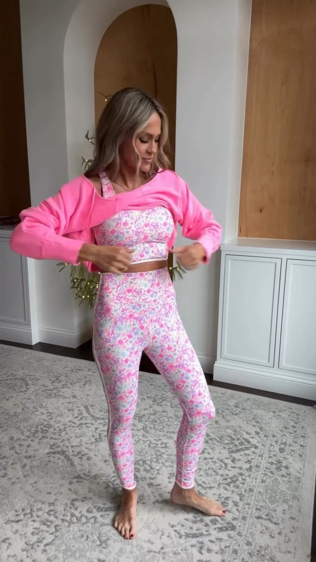 

The cutest new activewear just dropped at Target - multiple colors available - love the pink floral print with the off shoulder sweatshirt!!

#winteroutfitinspo #targetfashion

#LTKActive #LTKOver40 #LTKFindsUnder50