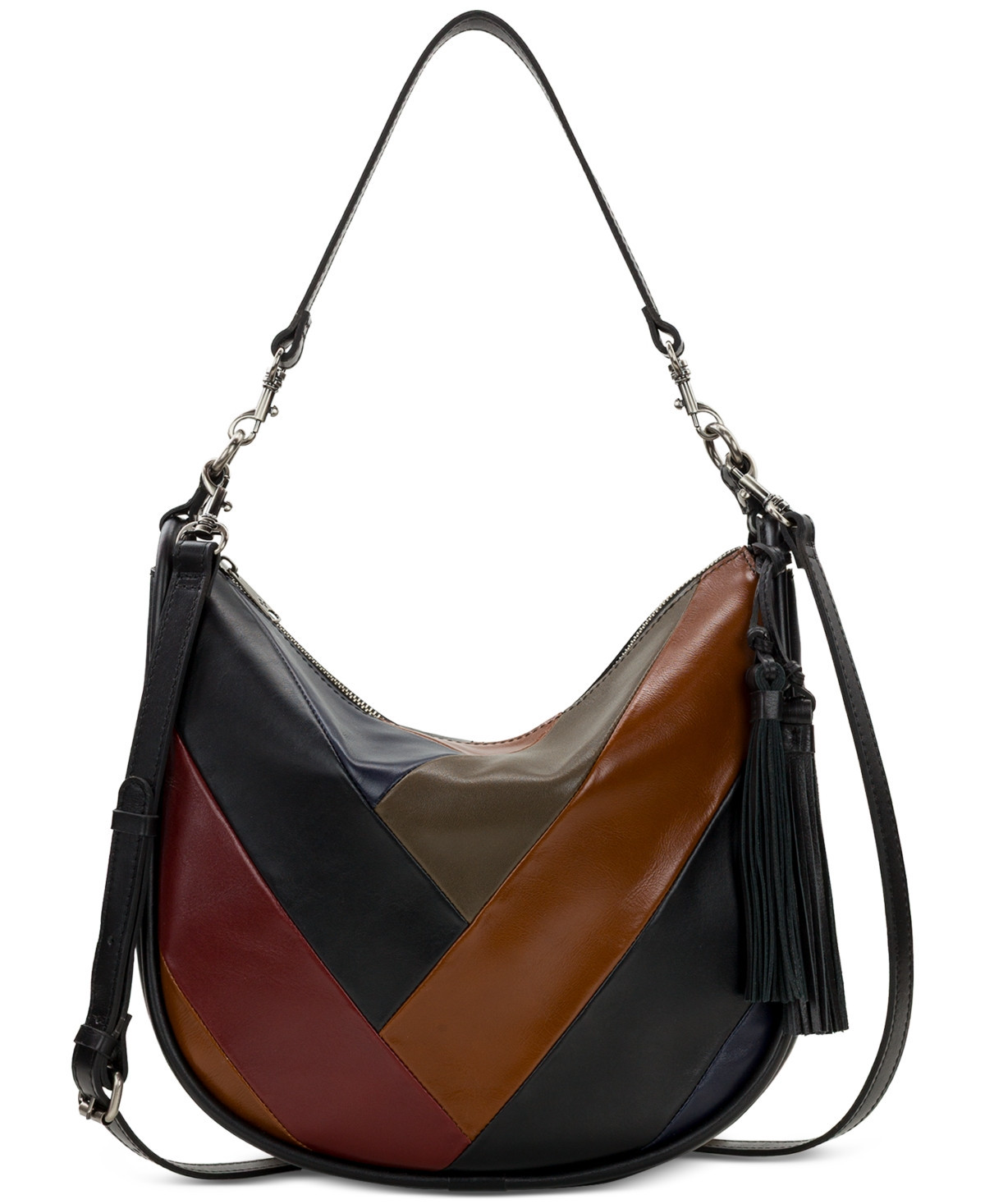 Patricia Nash Women's Chiavari Medium Hobo Bag - Black | Macy's