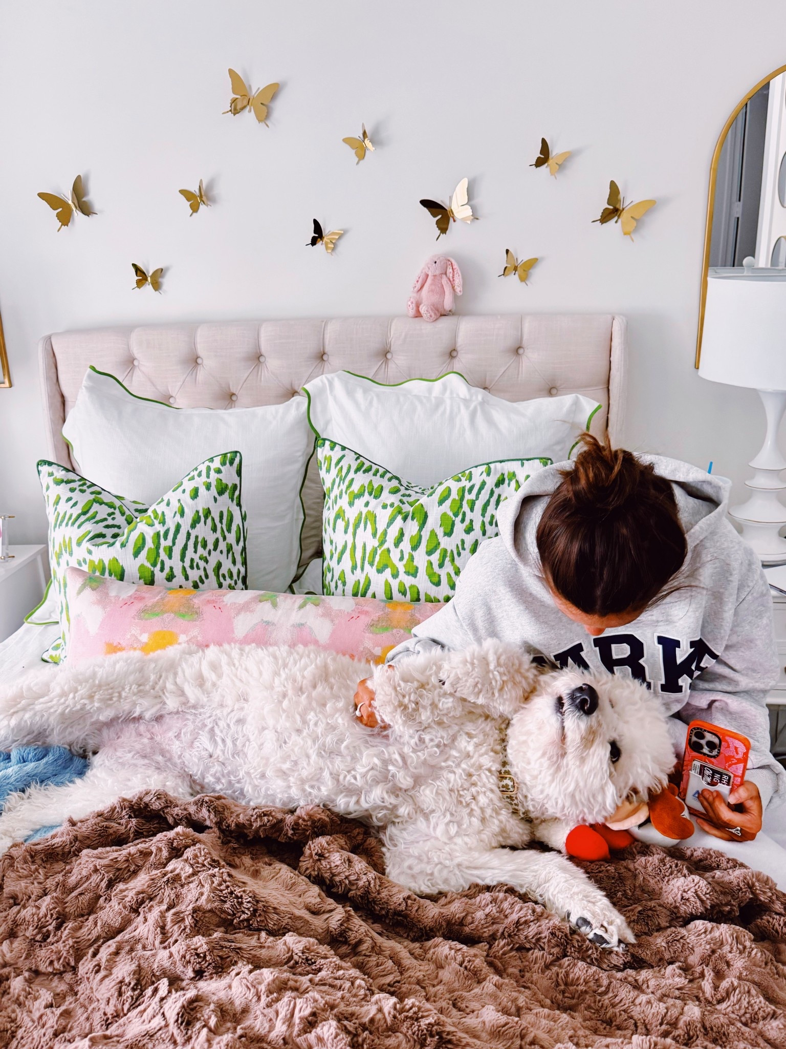 My little bedroom🤍🤍 favorite room EVER  

#LTKHome #LTKFindsUnder100 #LTKStyleTip