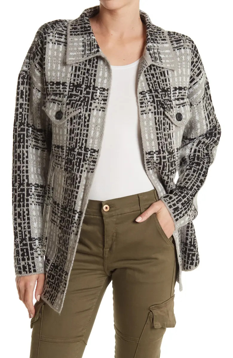 Ava Plaid Cardigan Jacket | Nordstrom Rack